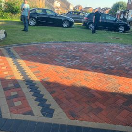 Driveway after