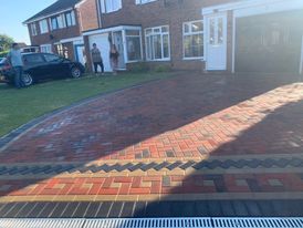 Driveway after